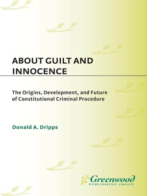 cover image of About Guilt and Innocence